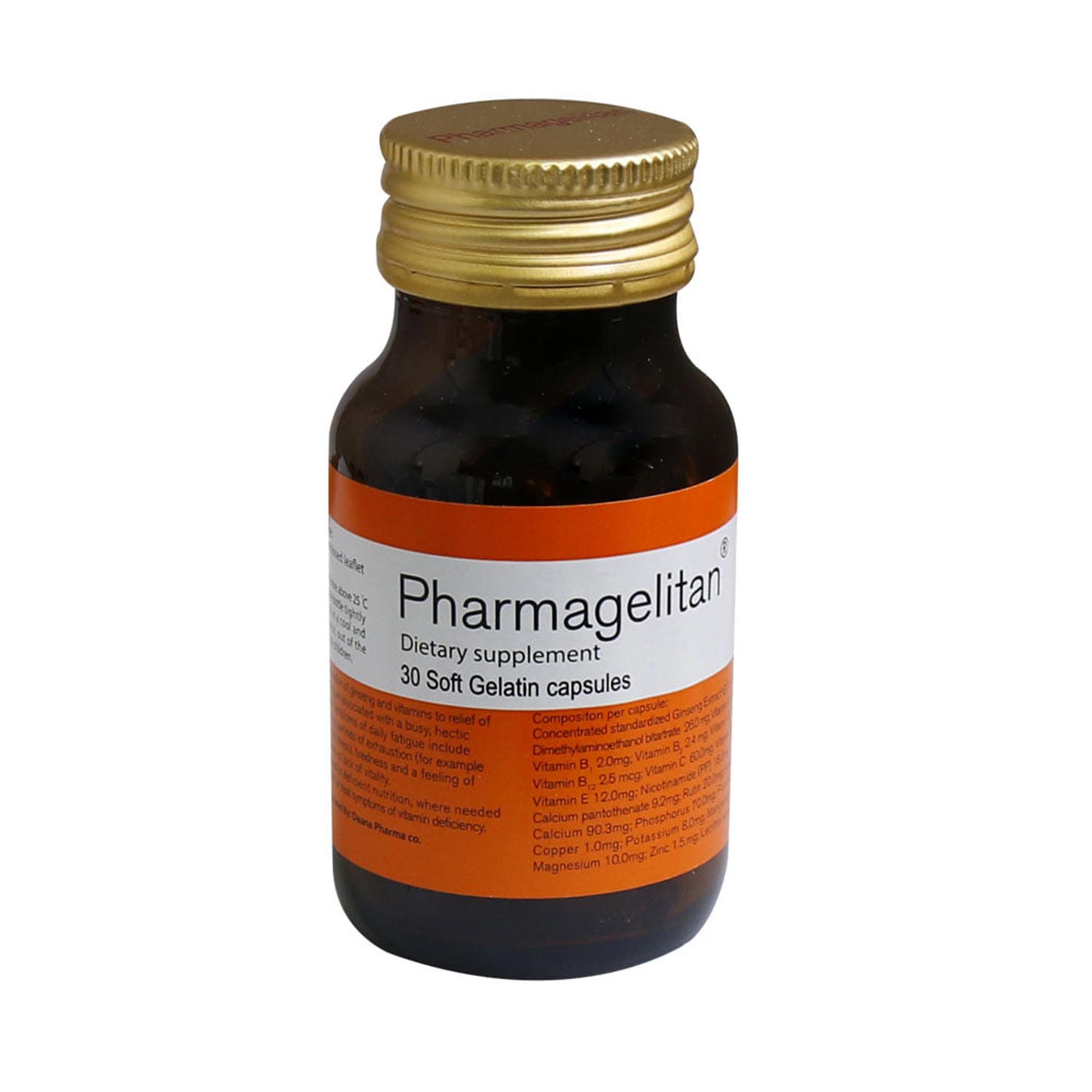 کپسول مولتی ویتامین فارماژلیتان(pharmagelitan)دانا