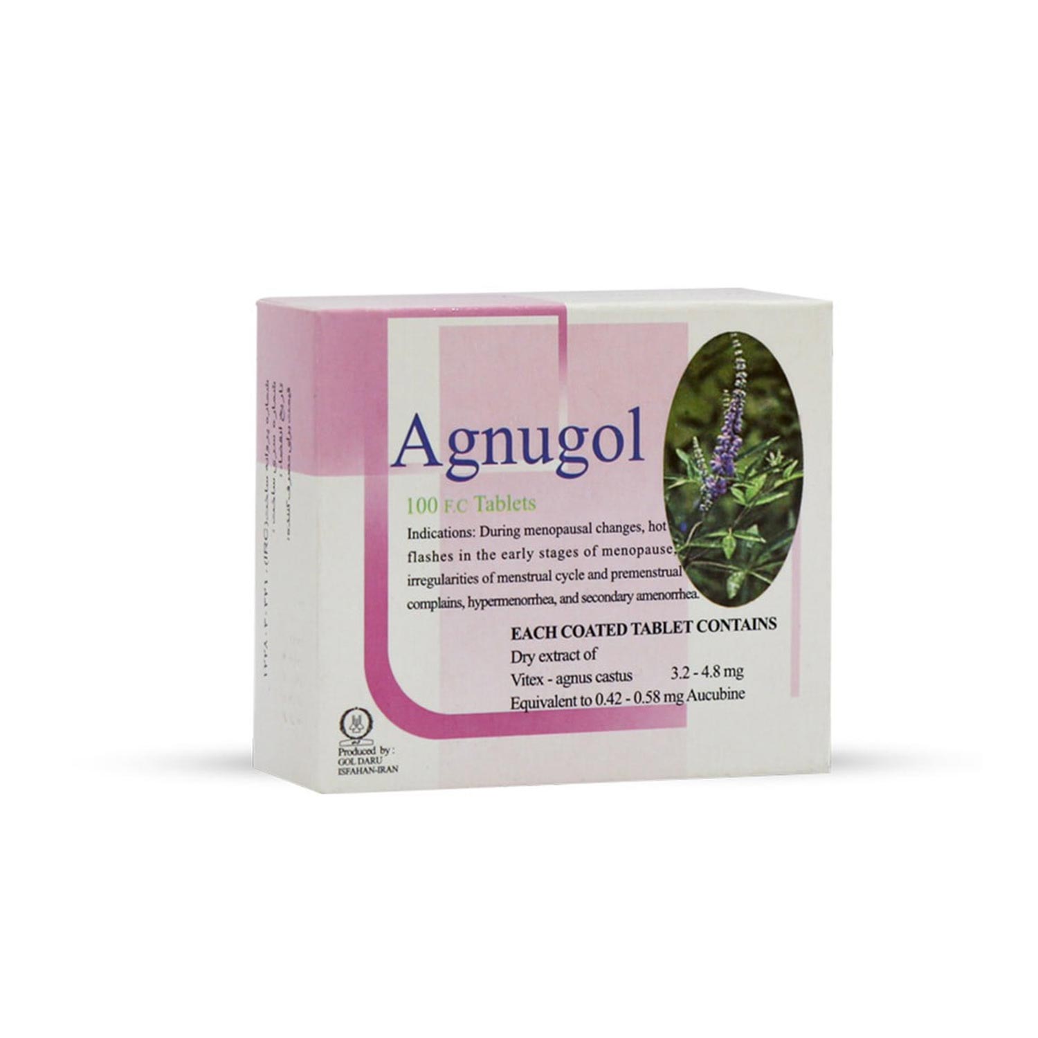 قرص گیاهی آگنوگل (agnugol) گل دارو